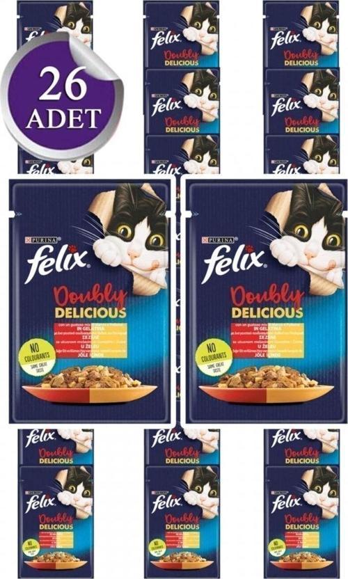 Çifte Lezzet Sığretli&Tavuklu 85 Gr. X 26 Adet (Yeni Paket)