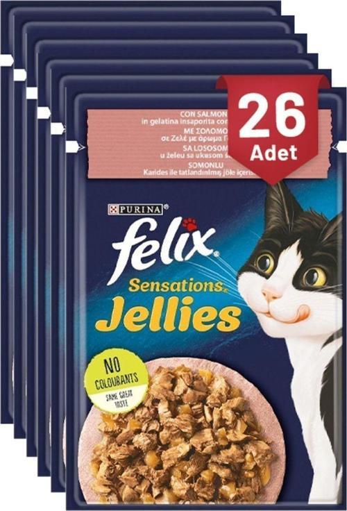 Sensation Somon & Karidesli Kedi Yaş Mama 85 Gr - 26 Adet