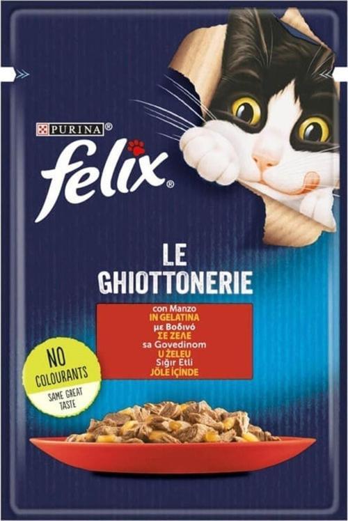 Sığır Etli Pouch Yaş Kedi Maması 85 Grx 12 Adet