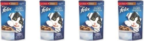 Sığır Etli Ve Tavuklu Yaş Kedi Maması 4 X 85 Gr