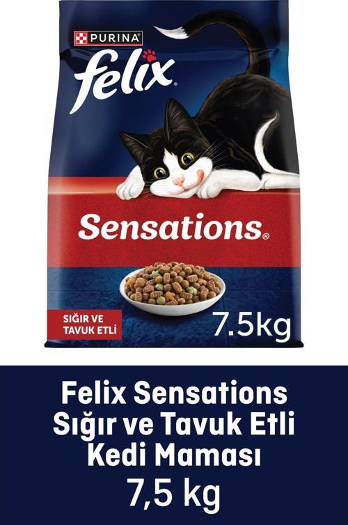 Sığır Ve Tavuk Etli Kedi Kuru Maması 7.5 Kg