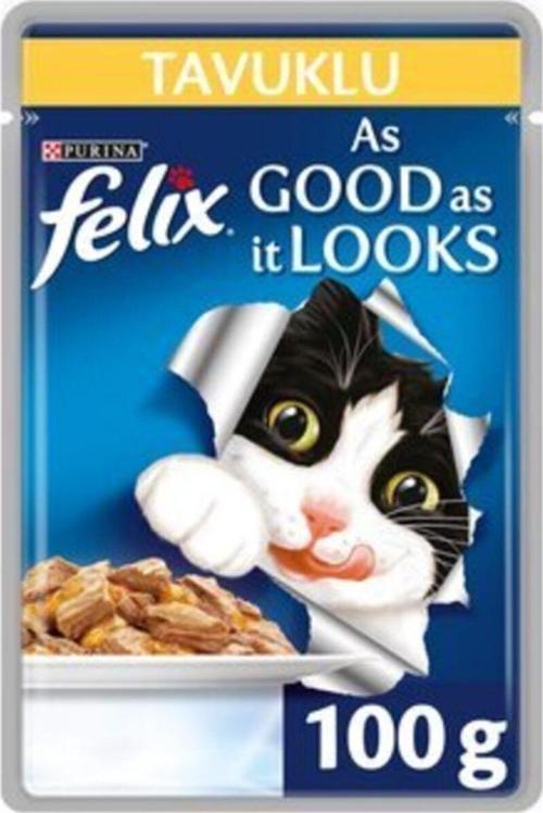 Tavuklu Yetişkin Kedi Pouch Tavuklu Kedi Yaş Maması 12 Adet