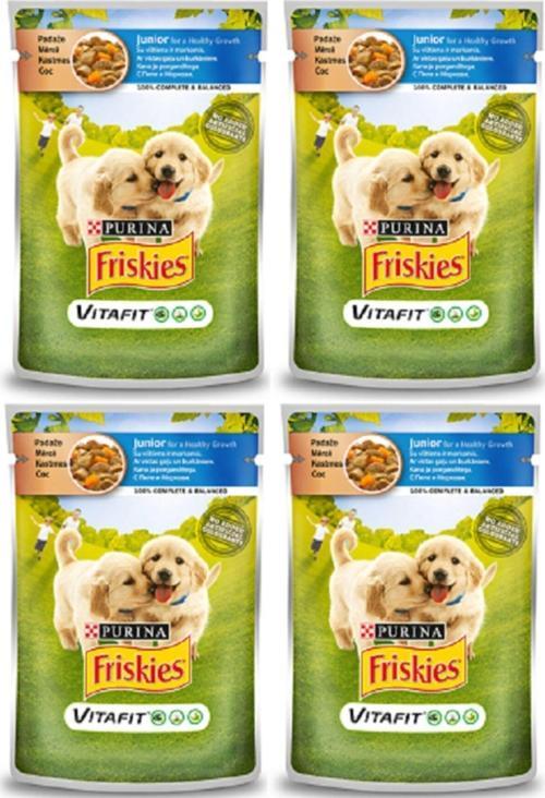 4 Adet Purına Yavru Köpek Tavuklu Ve Havuçlu 100 Gr