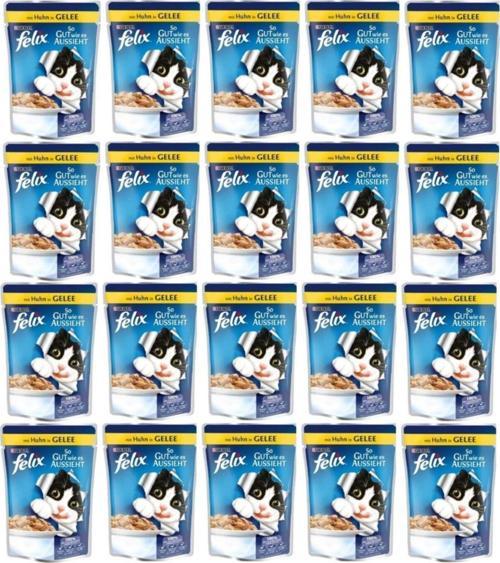 Tavuklu Yetişkin Kedi Pouch Mama 20 Adet