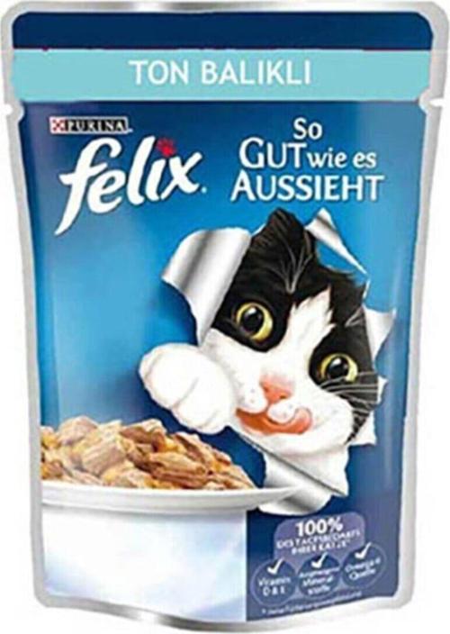 Ton Balıklı Pouch Yaş Kedi Maması (12'Li)