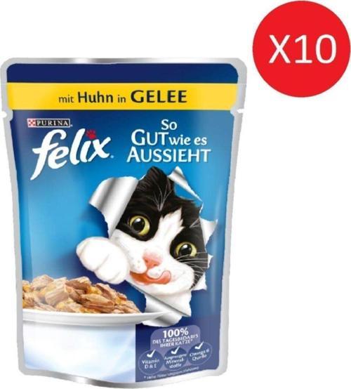 Pouch Tavuklu 10 Adet