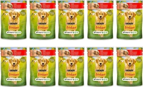 10 Adet 100 Gr Sığır Etli Yaş Köpek Maması