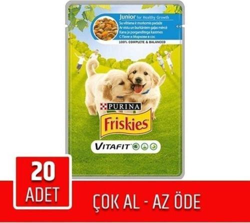 Junior Tavuklu Ve Havuçlu Yavru Köpek Konservesi 100Gr 20Lı