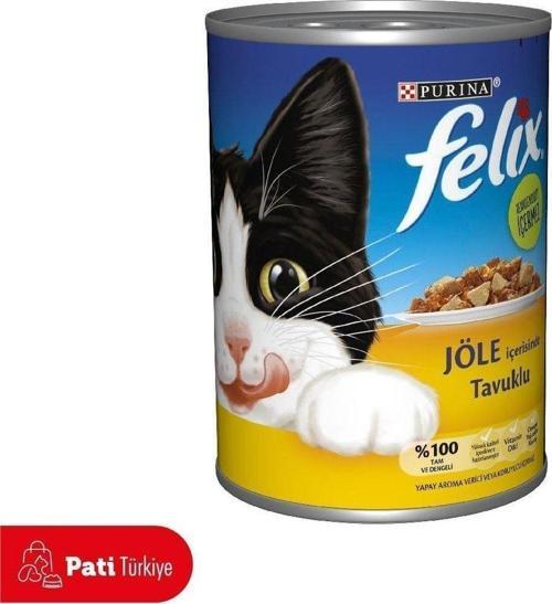 Tavuklu Kedi Yaş Mama Konserve 400 Gr