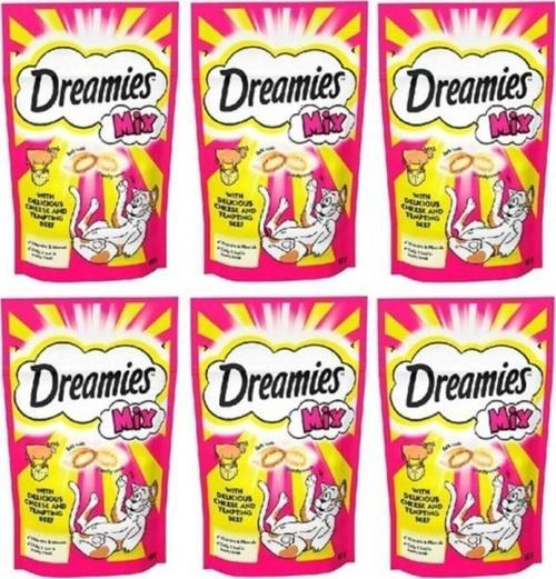 Dreamies Mix Sığır Etli Ve Peynirli Kedi Ödülü 60 Gr X 6 Adet