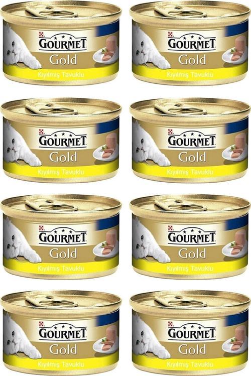 8 Adet Gourmet Gold Kıyılmış Tavuk 85 Gr