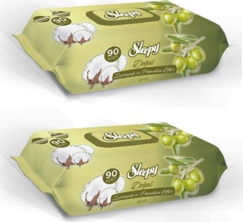 Zeytinyağlı Islak Havlu 90'Lı X 2