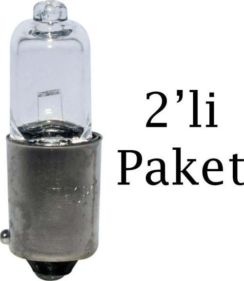 Tecpo Ampul Halojen H6 12V 6W 2'li Paket