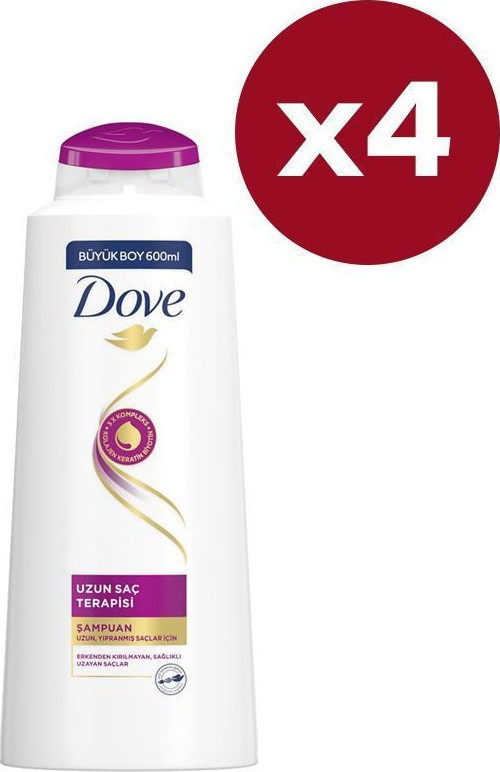 Şampuan Uzun Saç Terapisi 600 ml x 4