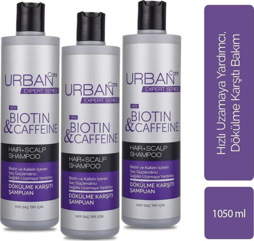 Expert Biotin & Kafein Şampuan 350 ml x 3