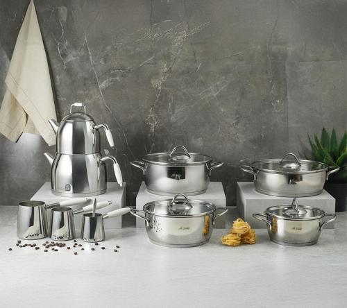 Solo 15 Parça Sedef Çelik Çeyiz Seti