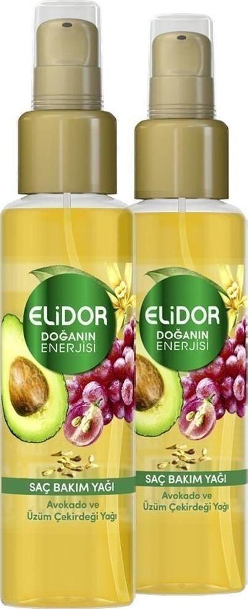 Doğanın Enerjisi Kalın Ve Gür Saçlar Avokado, Üzüm Çekirdeği Özlü Saç Bakım Yağı 80 Ml X 2