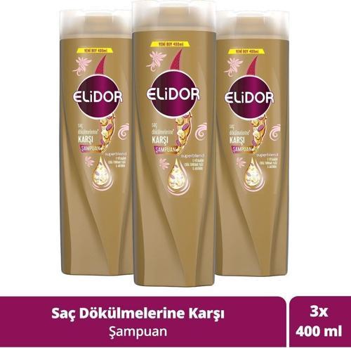Superblend Saç Bakım Şampuanı Saç Dökülmelerine Karşı 400 Ml X3 Adet