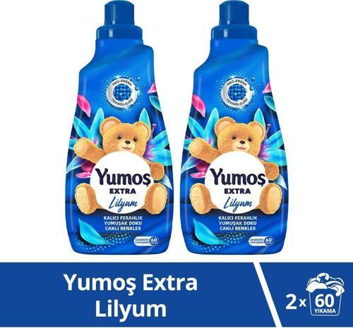 Extra Konsantre Çamaşır Yumuşatıcısı Lilyum 1440 Ml 60 Yıkama 2 Adet