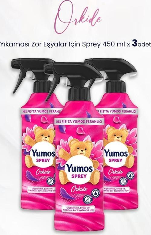 Sprey Yıkaması Zor Eşyalar Için Orkide 450 Ml X 3 Adet