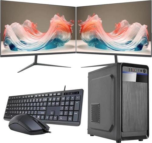 I5 14400 16GB 480GB SSD Çift 24" Monitörlü Ev ve Ofis Bilgisayarı (Business)