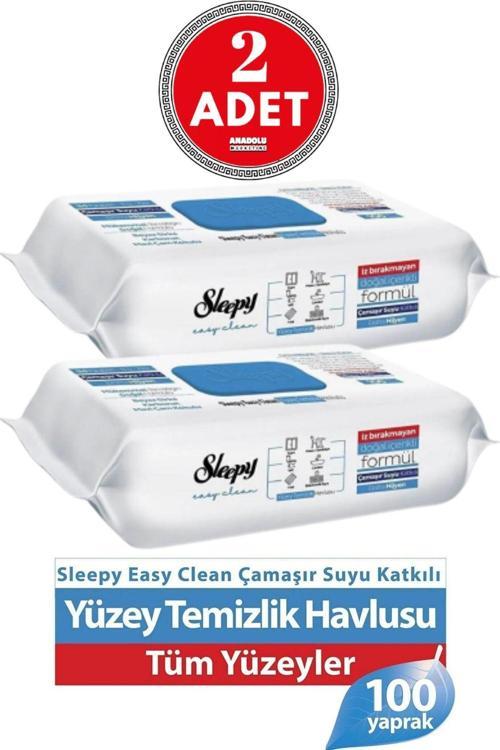 Easy Clean Çamaşır Sulu Yüzey Temizlik Havlusu 100' Lü X 2 Adet
