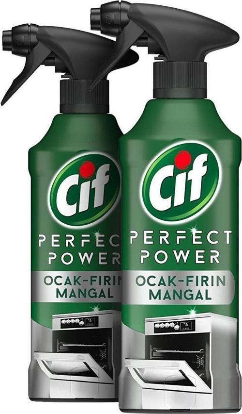 Perfect Power Fırın Ocak Mangal Için Sprey Temizleyici En Zor Yağları %100 Çözer 435 Ml 2Adet