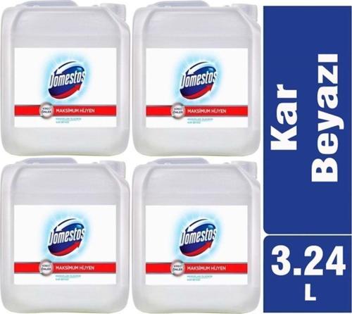Çamaşır Suyu 3240Ml Kar Beyazı (4 Lü Set) Yoğun Kıvamlı