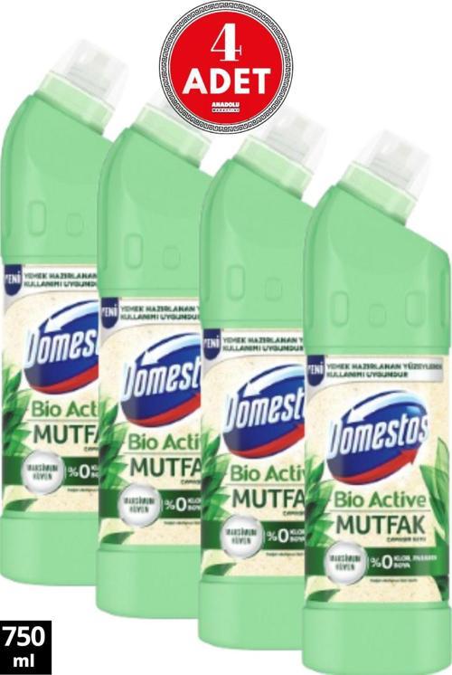 Çamaşır Suyu Bio Active Mutfak Maksimum Hijyen 750 Ml 4 Adet