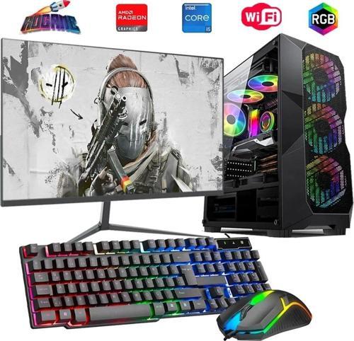 I5 14400F 16GB DDR4 480SSD 8GB RX580 24" Mon. Oyun Bilgisayarı