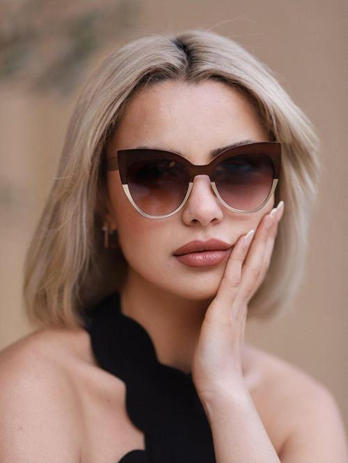 Cat Eye Siyah Kadın Güneş Gözlüğü Ae1779C10B2969