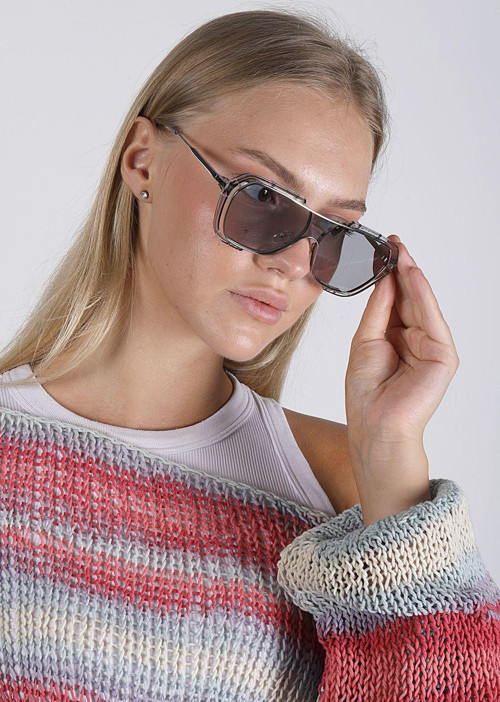 Gri Camlı Gri Çerçeveli Unisex Güneş Gözlüğü Ae31464C2