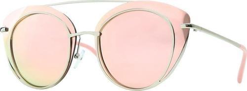 Kadın Güneş Gözlüğü Oval Tasarım Pembe Çerçeve Pembe Cam