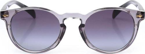 Mor Camlı Şeffaf-Siyah Çerçeveli Unisex Güneş Gözlüğü Ae982C4-B