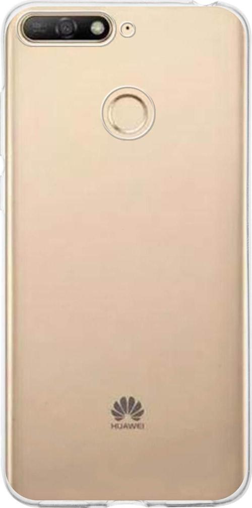 Huawei Y6 2018 Kapak 1mm Şeffaf Silikon Kılıf