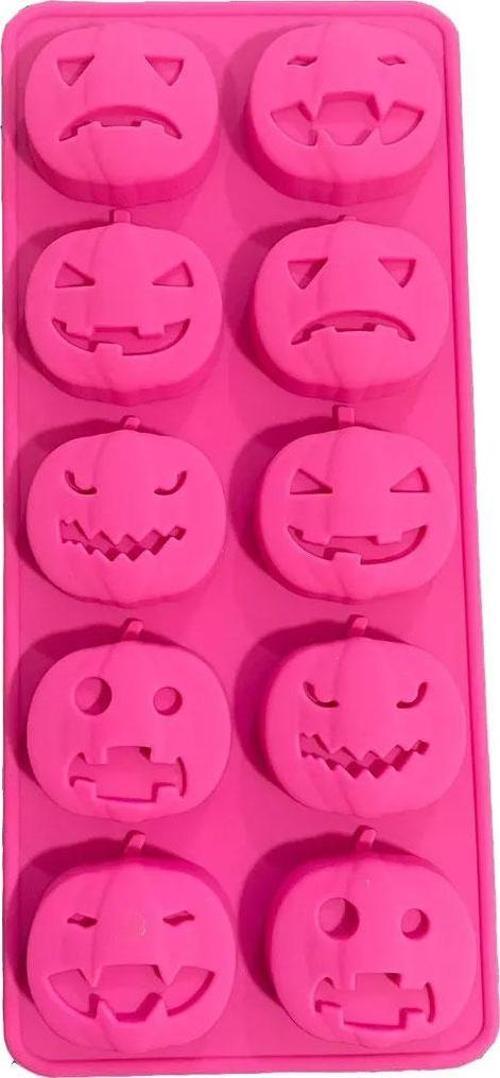Silikon Kalıp Halloween  Cadılar Bayramı  Kurabiye Kalıbı 10 lu