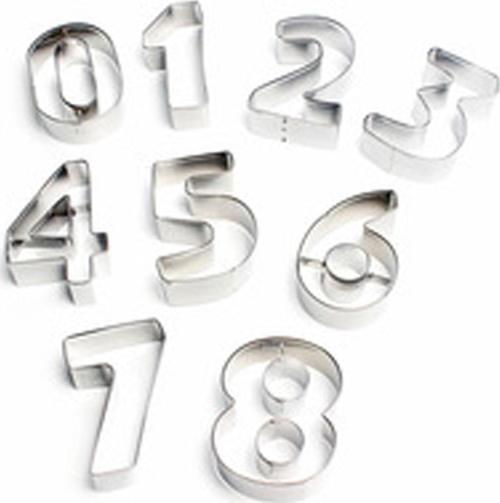 Kek Kurabiye Kalıbı Minik 0 Dan 8 Kadar 9 Parça 2.5 CM BK028