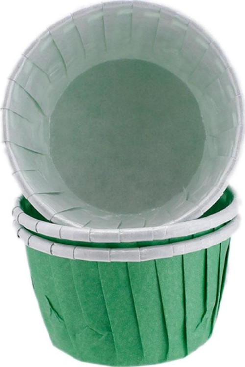 Cupcake Kalıbı Orta Boy Düz Renk 50*39 Mm (50 Adet) Yeşil