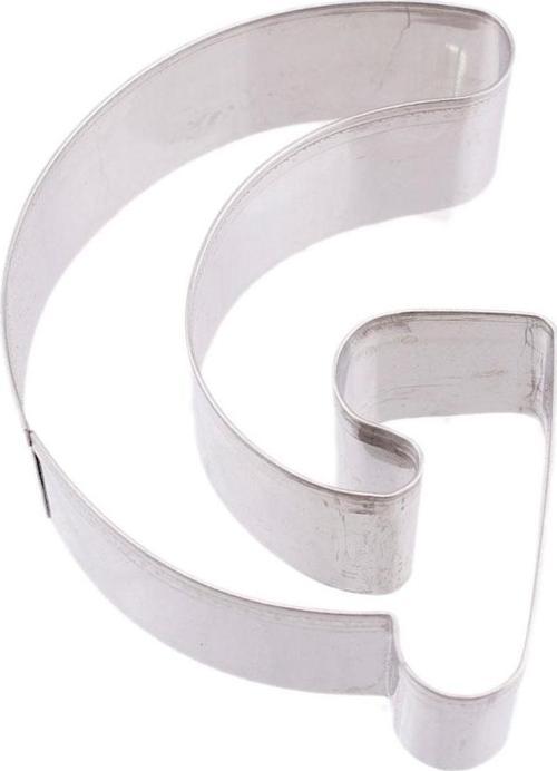 Kek Kurabiye Ve Pasta Kalıbı Metal G Harfİ Büyük Boy Alfabe 8.5 CM