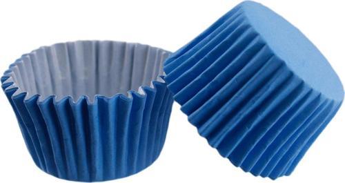 Cupcake Kalıbı Pet Kapsül Kek Kalıbı 48X34 MM (100 Adet) Mavi