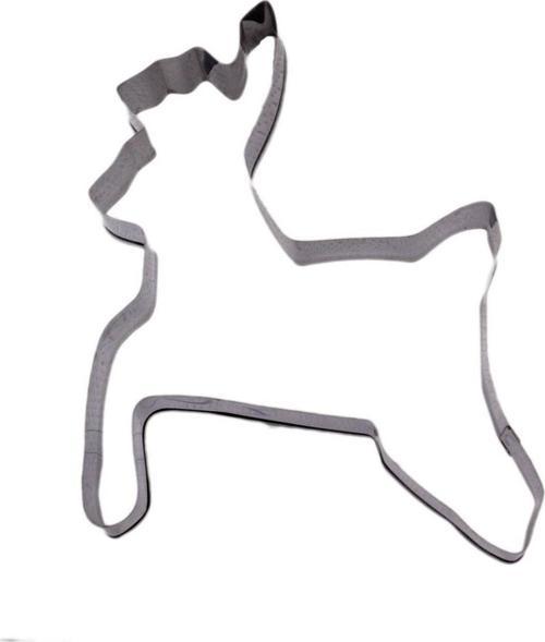 Kek Kurabiye Ve Pasta Kalıbı Metal Şekilli Geyik Modeli 10X10 CM