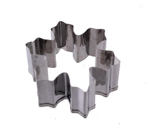Kek Kurabiye Ve Pasta Kalıbı Metal Şekilli Kar Tanesi  Büyük 8 CM