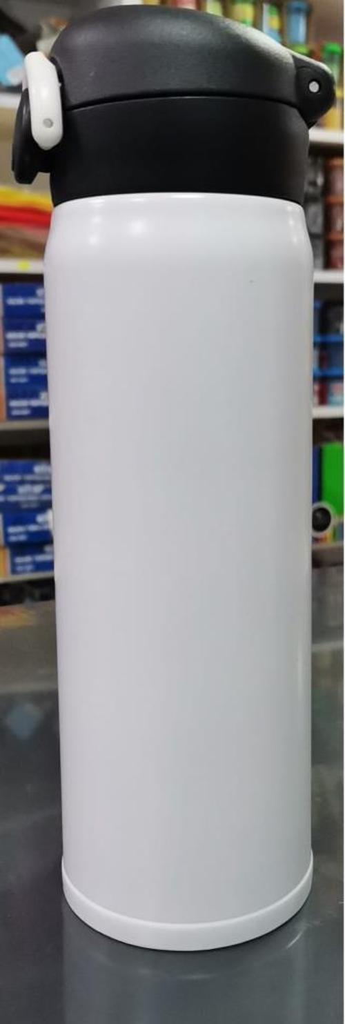 Çelik Termos 500 Ml Kilitli (Beyaz)