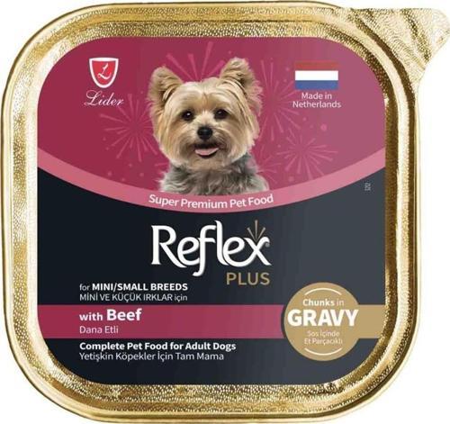Plus Dana Etli Mini ve Küçük Irk Yetişkin Köpek Konservesi 85gr