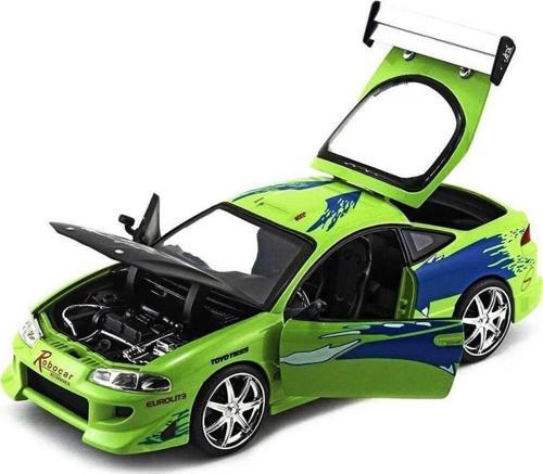 1:24 Fast Furious Model Araba - Brian'S Mitsubishi Eclipse
