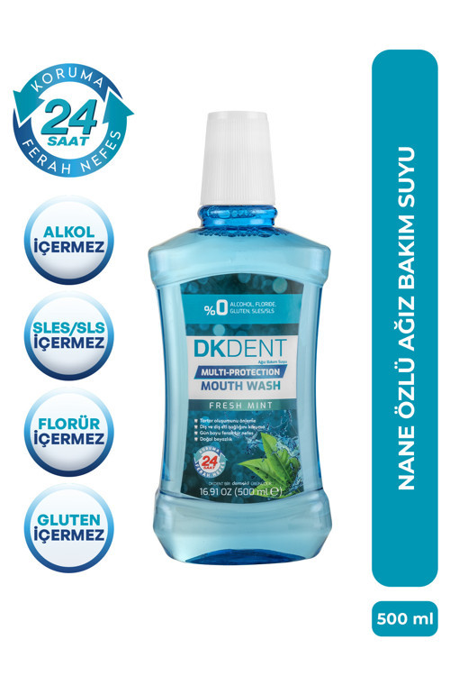DKDENT Nane Özlü Ağız Bakım Suyu 500 ml