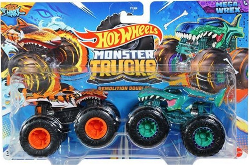 Hot Wheels Monster Trucks 2024 Tiger Shark ve Mega Wrex HWN63