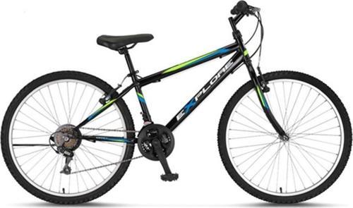 Explorer 26 Jant V 21 Vites Dağ Bisikleti Siyah-Lime
