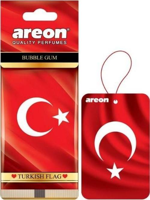 X Serisi Türk Bayrağı Bubble Gum Oto Araç Kokusu