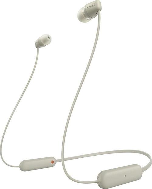 WI-C100 Kulak İçi Bluetooth Kulaklık Bej